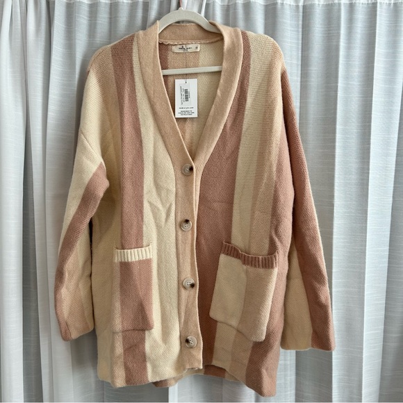 Molly Green Sweaters - NWT Molly Green Color Block Cardigan